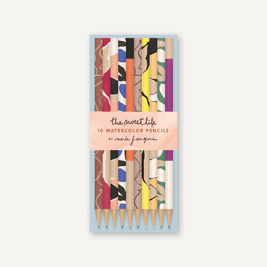 Sweet Life: 10 Watercolor Pencils