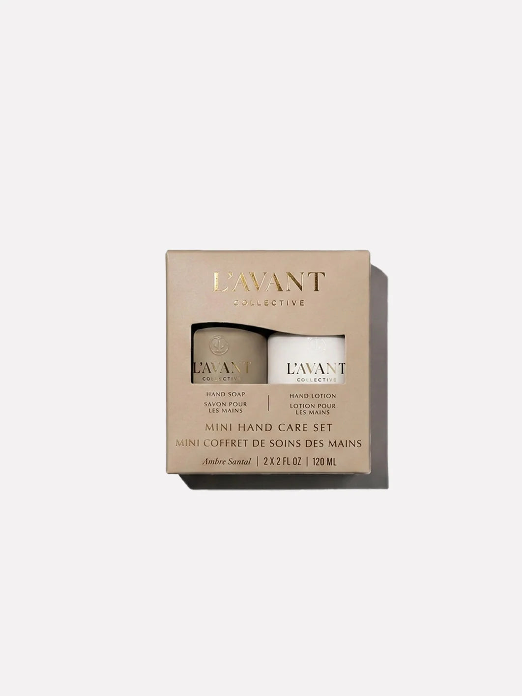 L'Avant Mini Hand Care Set, Hand Soap + Hand Lotion Amber Santal