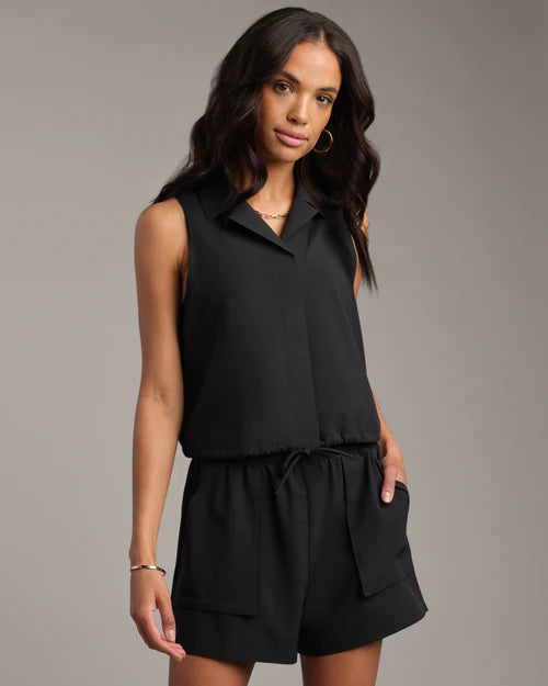 Rhone - Women's Mirage Sleeveless Notch Collar Blouse