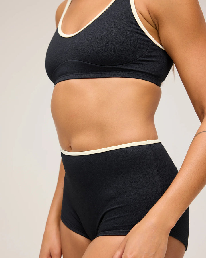 Seea - Flor Bikini Bottom in Black
